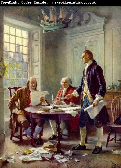 Jean Leon Gerome Ferris Writing the Declaration of Independence